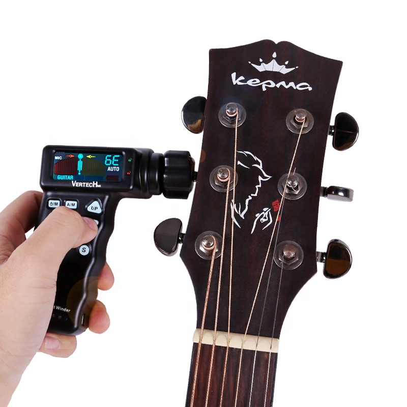 Verterchnk Sintonizzazione Automatica Senza Ruotando La Manopola Manualmente Automatico Guitar Tuner Può Essere Caricata Accordatore per Chitarra Oem