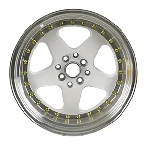 High Quality Custom 15 Inch 16 Inch 17x9 Inch PCD 5X114.3 4x100 Alloy Car Wheels For Five Star Shape #M3041