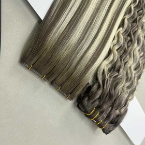 Extensiones <span class=keywords><strong>de</strong></span> Cabello Humano Ruso Genius Weft <span class=keywords><strong>Invisible</strong></span> <span class=keywords><strong>de</strong></span> 100g con Mechas Ombre, Doble Trama Genius Weft - Product Image 1