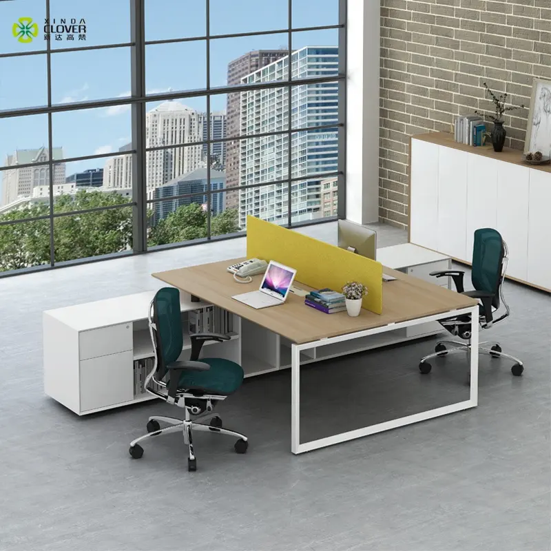 Mobili da ufficio all'ingrosso compensato tavolo da ufficio combinare scrivania moderna da ufficio