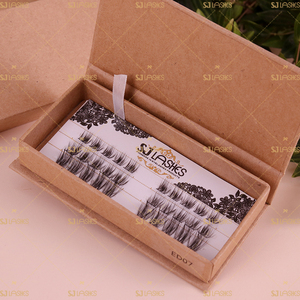 Lot de 3 paires de cils en grappe pré-mappés, faciles à poser, volumineux et doux, pour marque privée - Product Image 4