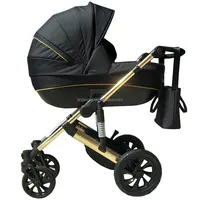 Easy Folding Baby Stroller, Customized Golden Frame, EN1888