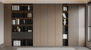 Bibliothèque et armoire de rangement en bois moderne et simple avec garantie de 5 ans pour la maison, le bureau, l'école, l'hôtel ou l'appartement - Product Image 2