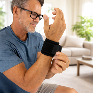 ผ้าพันข้อมือแบบปรับได้สำหรับบรรเทาอาการปวด ใช้สำหรับเล่นกีฬาและใช้ในชีวิตประจำวัน - Product Image 1