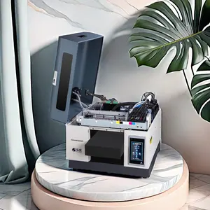 Reclame Kleine L1800uv Platte Universele Printer Telefoonhoesje Acryl Kleur Inkjet Printer A4