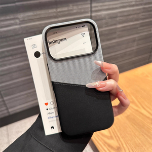 Ốp điện thoại iPhone 17 cao cấp năm 2025, chất liệu da, hai màu, có ngăn đựng thẻ, nam châm, chống sốc, bền, chống rơi - Product Image 6