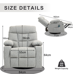 Fabrik Großhandel Hohe Qualität Mit Fernbedienung Textil <span class=keywords><strong>massage</strong></span> <span class=keywords><strong>Sofa</strong></span> Lazy <span class=keywords><strong>Chair</strong></span> - Product Image 6