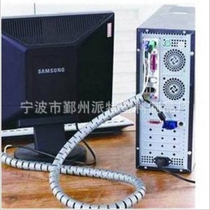 Cable Management Tubing 16mm Diameter Flexible PVC Wire Protection Round Shape For Earphone Electric Wire Organization - Product Image 4