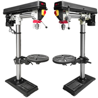 Perceuse d'établi 750W, perceuse à bois, perceuse à tête oscillante Fusai FS-Q5116Y, mandrin 16mm, vitesse variable, haute productivité
