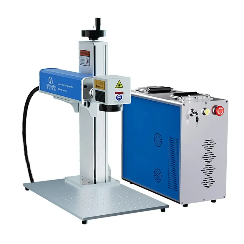 Fiber Laser Graveren En Snijmachine Metalen Visitekaartje Laserprinter Metalen Markering Machine
