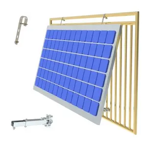 सौर पैनल बढ़ते के लिए दीवार माउंट ब्रैकेट समर्थन घटक