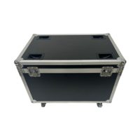 Valise de transport en aluminium sur mesure pour outils, câbles et instruments, avec 4 roues et système d'empilage