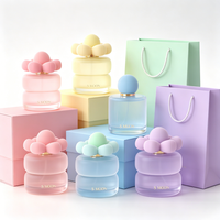 Flacon de parfum en verre 50ml 100ml vide, design unique, rechargeable, flacon pulvérisateur pour emballage de parfum, vente en gros directe d'usine