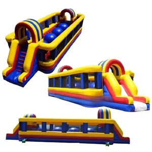 Circuito de Juegos Inflables con Obstáculos para Exteriores, Diseño Personalizado, Circuito Deportivo Inflable para Adultos, Diversión en Equipo para Empresas - Product Image 2