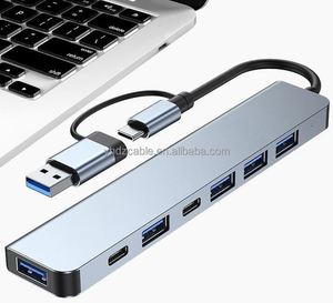 Multifunctional <b>Hub</b> 7 in 1 Docking Station USB 3.0 High-speed Transmission 2 to 7 <b>Hub</b> Docking Station USB 2.0 - Product Image 4