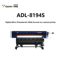 Adecuado para Impresora de Inyección de Tinta Eco-solvente Automática I3200 de 4 Cabezales, Máquina de Cartelería Fotográfica para Exteriores de 1.8 Metros con Bomba Eléctrica Nueva