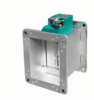 Amortisseur de conduit carré sensible, amortisseur de contrôle de volume électrique, adapté aux conduits CVC