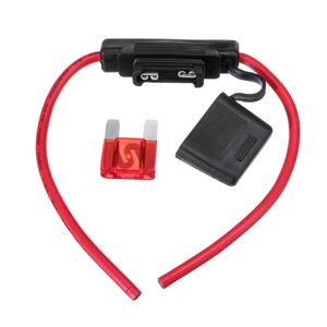 50 Amp Maxi-zekeringhouder met weerbestendige bladzekeringhouder, 8AWG 8 B&S-draadzekeringhouderkit voor dubbele accu 10AWG - Product Image 1