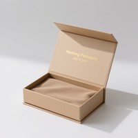 Nouveau logo personnalisé le plus vendu boîte de vacances boîte-cadeau en carton de luxe encre de soja noir brillant joint magnétique paquet de chaussures et de vêtements