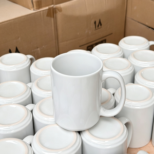 Tazza da Caffè in Ceramica Bianca Pura da 15 Oz <span class=keywords><strong>per</strong></span> Sublimazione, Personalizzabile con Logo, <span class=keywords><strong>per</strong></span> Regali Festivi, Vendita all'Ingrosso - Product Image 5