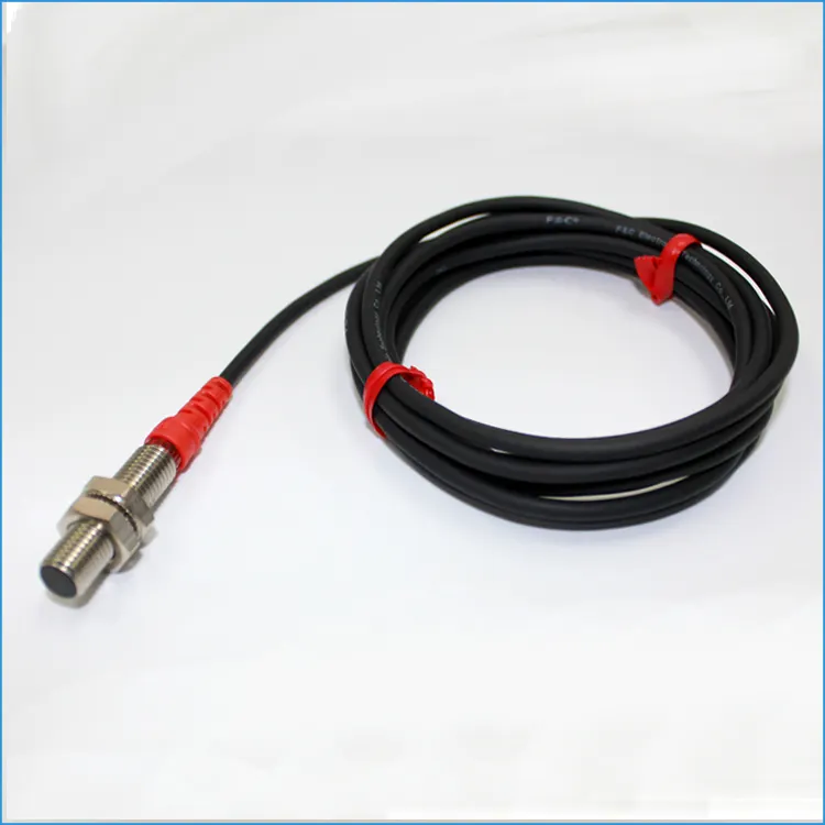 Sensor de proximidade m8 2 fios, 3 fios ac ou dc 1mm sensor de posicionamento