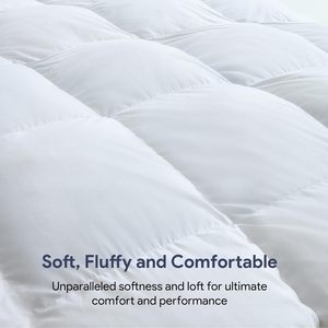 <span class=keywords><strong>Couette</strong></span> en duvet d'oie ultra douce taille Queen, toutes saisons, pour hôtel, avec housse 100 % coton, duvet blanc, très moelleuse – Offre Spéciale - Product Image 5