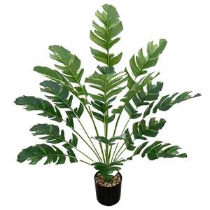 Árbol <span class=keywords><strong>de</strong></span> Plátano Artificial Ravenala <span class=keywords><strong>de</strong></span> 82 cm con 18 Cabezas, Planta <span class=keywords><strong>de</strong></span> Plástico <span class=keywords><strong>de</strong></span> Tacto Real para Decoración <span class=keywords><strong>de</strong></span> Interiores del Hogar, Jardín y Oficina - Product Image 4