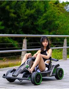 Go Karts de Pedal para niños, 12v, coche eléctrico a batería, 2022