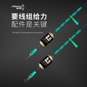 Plomos de Pesca Aohu con Bloqueo Automático, Juego de Plomos Cilíndricos de Silicona y Acero Inoxidable, Duraderos para Uso en Ríos - Product Image 2