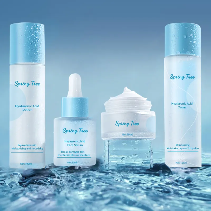 Hyaluronic Acid skin care Deeply Nourish Moisturizing repair bottom skin Facial Cream skin care products Set