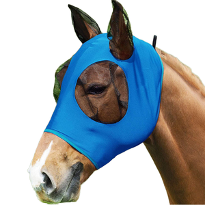 Masker balap kuda Super populer, tudung telinga Anti nyamuk pelindung mata dan telinga - Product Image 3