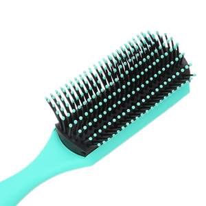 Brosse à <span class=keywords><strong>cheveux</strong></span> 9 rangées pour hommes et femmes, <span class=keywords><strong>cheveux</strong></span> longs, courts et fins, épais, secs ou humides, sans statique et résistant à la chaleur, brosse à <span class=keywords><strong>cheveux</strong></span> démêlante. - Product Image 5