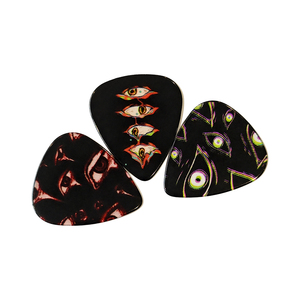 3 pièces/ensemble Médiator de guitare de haute qualité Médiator de ukulélé personnalisé tendance - Product Image 2