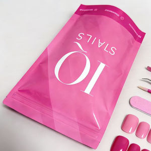 Custom Doypack Resealable Clear Plastic <b>Bag</b> Cosmetic Tools Packaging <b>Bag</b> - Product Image 3