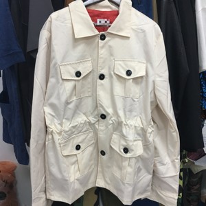 Asian Size Runs Small New <strong>Men's</strong> Casual Workwear <strong>Cargo</strong> <strong>Jacket</strong> with Lapel Collar Vintage Outerwear Sehe Fashion - Product Image 2