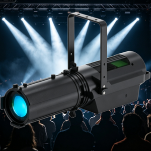 Projecteur LED à profil bicolore 300W avec poignée - <span class=keywords><strong>Luminaire</strong></span> de scène professionnel haute luminosité pour théâtre - Product Image 4