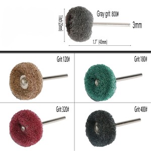 Lot de 69 mini-brosses abrasives avec tige de 3 mm, roues de polissage en acier pour outils de perçage et ébavurage - Product Image 3