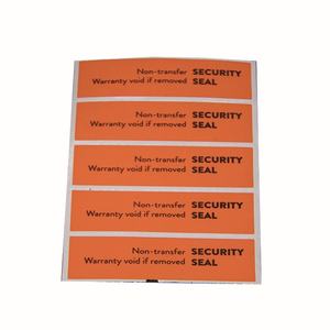 Autocollant de garantie personnalisé, nul si manipulé, emballage de boîte de couleur cosmétique, autocollant d'étanchéité nul - Product Image 2