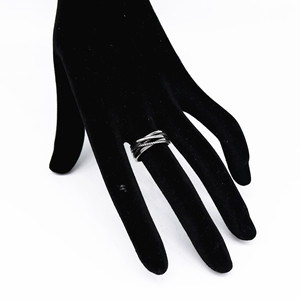yunnique Fashionable Geometric <b>Open</b> <b>Ring</b> Titanium Steel Men Women Jewelry Gift - Product Image 4