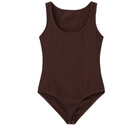 Nouvelle collection été : Justaucorps de gymnastique sans manches en spandex moulant pour filles, idéal pour l'entraînement de gymnastique