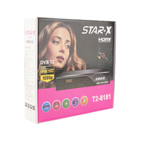 STAR-X T2-8181 Décodeur TV par câble Mini DVB-T2, Décodeur, Ensemble d'enceintes de voiture, Écran, Projecteur Wi-Fi, Dongle HD, Décodeur numérique