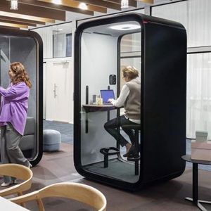 Cabine téléphonique acoustique <span class=keywords><strong>portable</strong></span> multifonctionnelle moderne, insonorisée, pour bureau, école, réunion, pod, maison, jardin, cabine d'appel, stockage, hôtels - Product Image 3