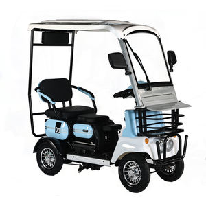 Offerta Speciale: <span class=keywords><strong>Scooter</strong></span> Elettrico a 4 Ruote da 600W, Pedicab <span class=keywords><strong>Vintage</strong></span>, Golf Cart Elettrico a 4 Posti per Adulti - Product Image 2
