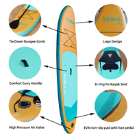 En stock planches de sup gonflables planches à pagaie planche à pagaie debout jeu d'eau surf accessoires standard Isup