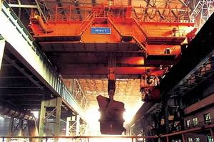 철강 공장용 중량물 이중 오버헤드 크레인 4빔 주조 오버헤드 크레인 판매 - Product Image 2