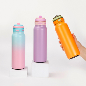 Nouvelle conception, <span class=keywords><strong>gourde</strong></span> sportive en acier inoxydable à double paroi de 960 ml, à large ouverture, avec poignée, pour les voyages en plein air - Product Image 6