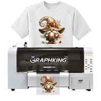 Impresora DTF Graphking XP600 con Cabezal de Impresión para Transferencia DTF, Película PET, Vinilo, Impresión Digital en Ropa, Prendas y Camisetas