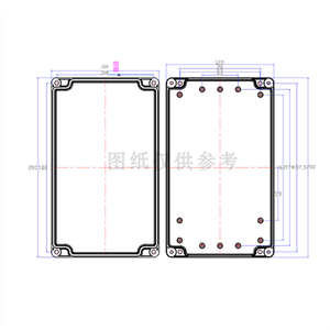 في الهواء الطلق IP65 للماء البلاستيك امدادات الطاقة مرفقات ديي تصميم التخصيص ABS الالكترونيات امدادات الطاقة مربع غلاف - Product Image 3