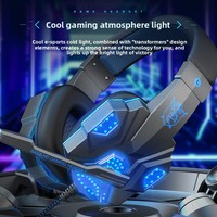 Casque de jeu filaire circum-auriculaire avec suppression active du bruit, câble de 2,2 m pour ordinateurs portables - Vente en gros usine