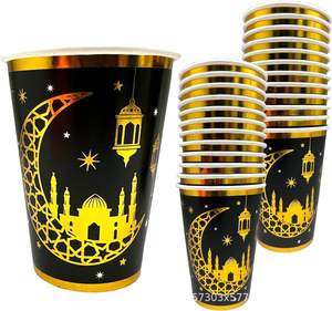 Eid al-Fitr decorare Ramadan Eid Mubarak Party stoviglie per <span class=keywords><strong>feste</strong></span> <span class=keywords><strong>accessori</strong></span> per <span class=keywords><strong>feste</strong></span> <span class=keywords><strong>a</strong></span> <span class=keywords><strong>tema</strong></span> Festival di Ramadan - Product Image 6